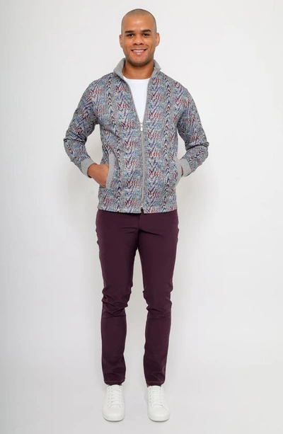 Shop Pino By Pinoporte Handfill Bomber Jacket In Grey Multi