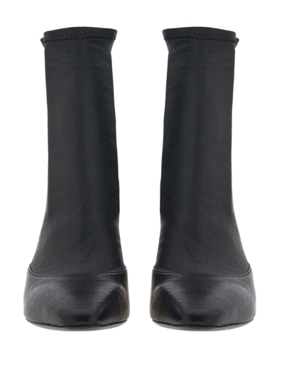 Shop Ferragamo Elina 70mm Ankle Boots In Black