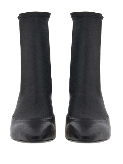 Ferragamo Elina 70mm Ankle Boots In Black