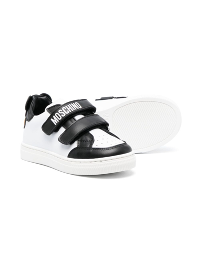 Shop Moschino Teddy Bear Low-top Sneakers In Black
