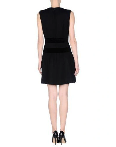 Shop Alexander Mcqueen Short Dress In Black