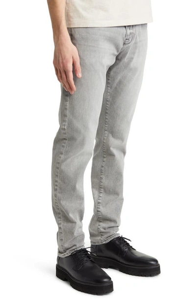 Frame L'homme Slim-fit Faded Denim Jeans In Rowena