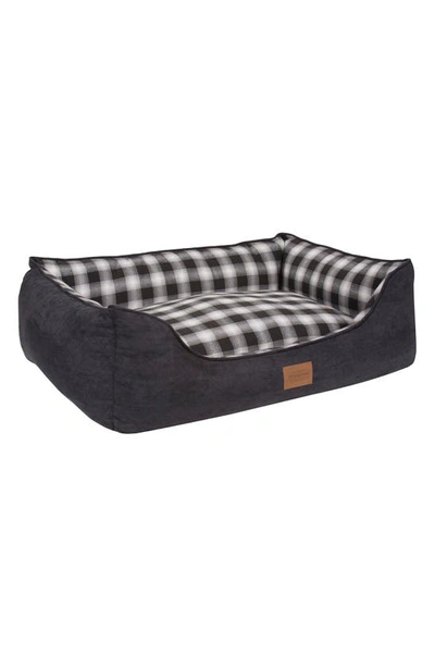 Shop Pendleton Kuddler Dog Bed In Charcoal Ombre Plaid