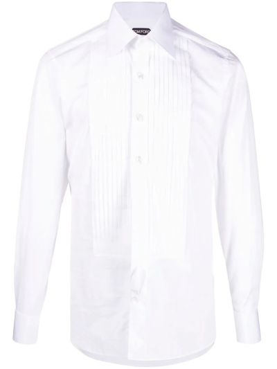 Shop Tom Ford Shirt In White