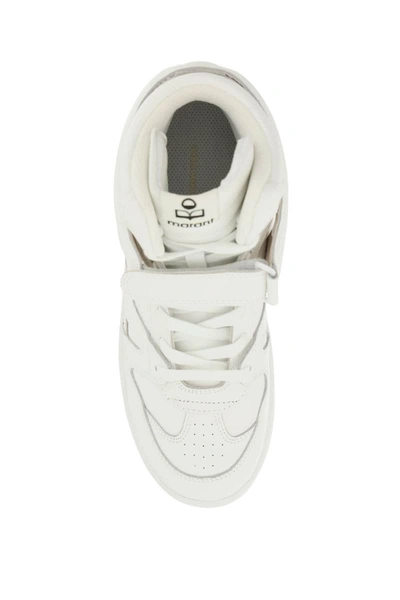 Shop Isabel Marant Brooklee Sneakers In White