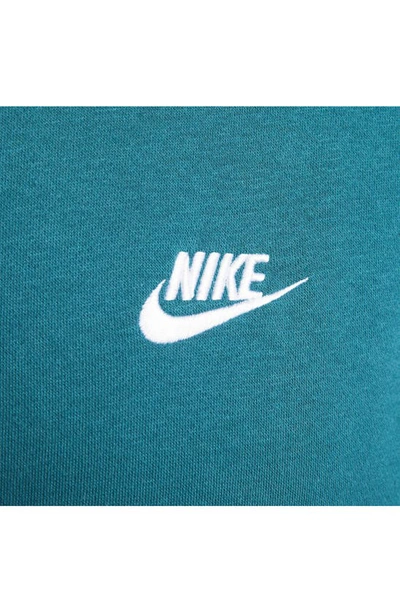 Shop Nike Sportswear Club Hoodie In Geode Teal/ Geode Teal/ White