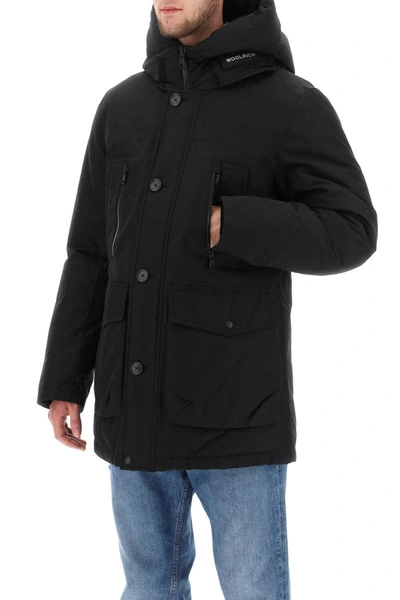 Shop Woolrich 'arctic' Parka In Ramar Fabric In Black