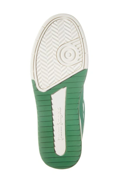 Shop Palm Angels University Low Top Sneaker In White Green