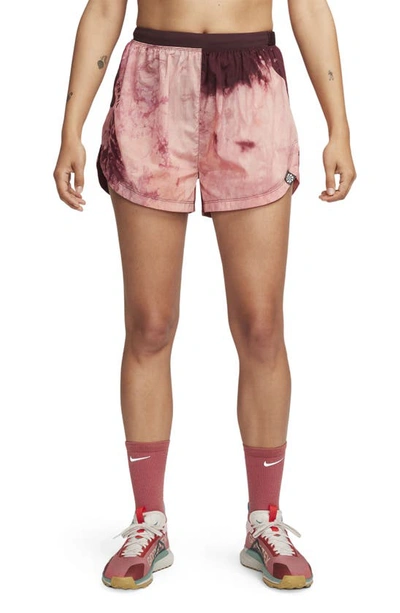 Shop Nike Dri-fit Repel Shorts In Ember Glow/ Burgundy Crush