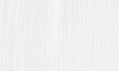 Everyday Ritual Stacey Split Neck Cotton Caftan In White