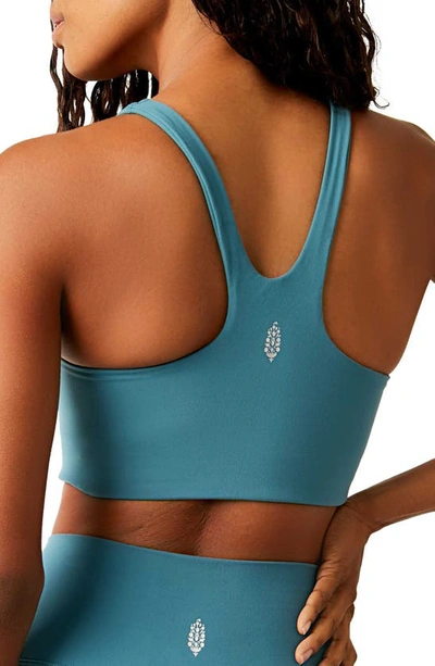 Shop Fp Movement By Free People Never Better Racerback Bra In Hydro