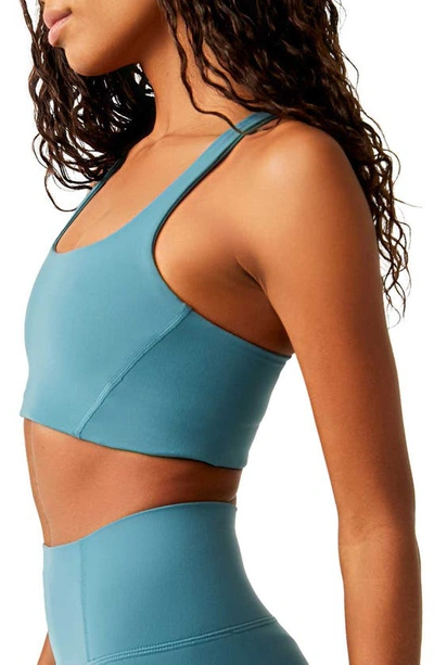 Shop Fp Movement By Free People Never Better Racerback Bra In Hydro