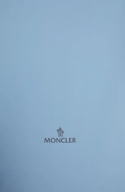 Shop Moncler Allier Hooded Down Vest In Azure Blue