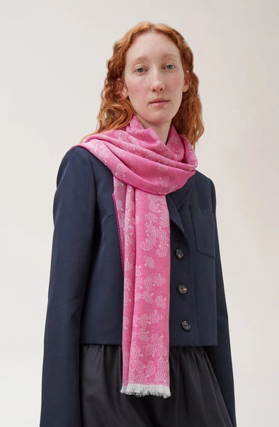 Mulberry Mulberry Tree Wool Jacquard Scarf