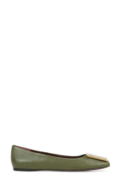 Sarto By Franco Sarto Flexa Amaya Ballet Flat In Army