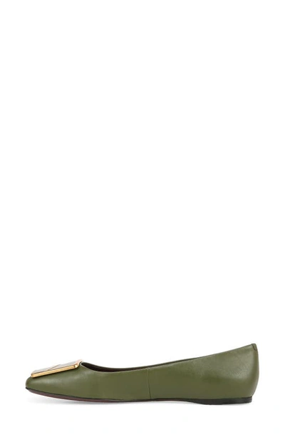 Sarto By Franco Sarto Flexa Amaya Ballet Flat In Army