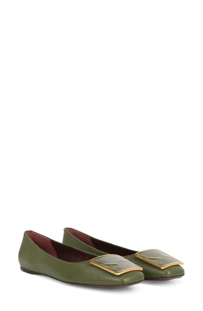 Sarto By Franco Sarto Flexa Amaya Ballet Flat In Army