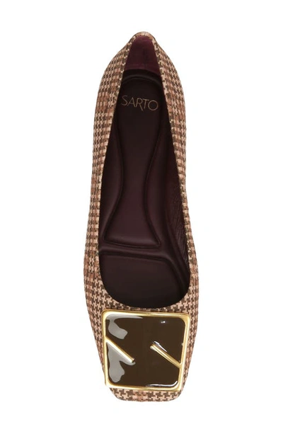Sarto By Franco Sarto Flexa Amaya Ballet Flat In Brown