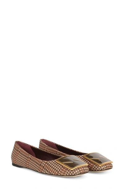 Sarto By Franco Sarto Flexa Amaya Ballet Flat In Brown