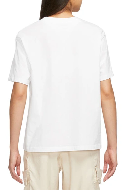 Shop Jordan Mj Graphic T-shirt In White/ Black