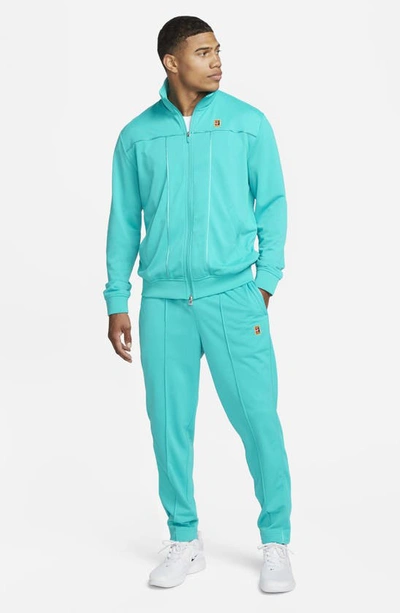 Shop Nike Court Recycled Tennis Pants In Teal Nebula