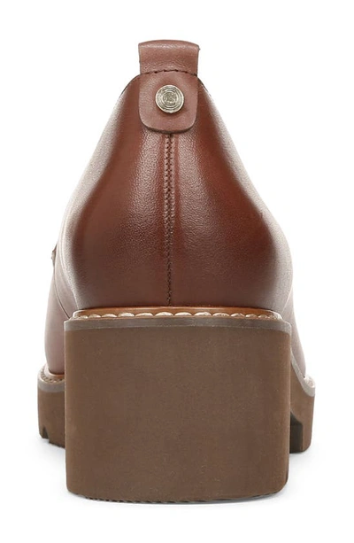 Naturalizer Darry Leather Loafer In Cappuccino Brown Leather