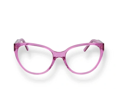 Shop Balenciaga Eyeglasses In Rose