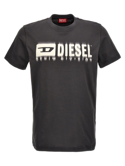 Shop Diesel Diegor T-shirt Gray