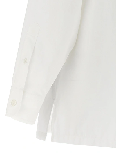 Shop Kenzo Embroidered Logo Shirt Shirt, Blouse White