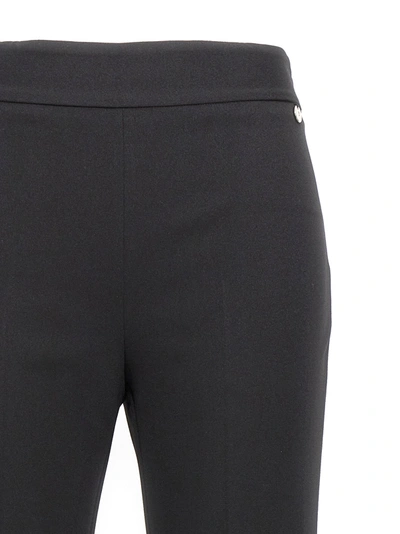 Shop Liu •jo Flared Pants Black