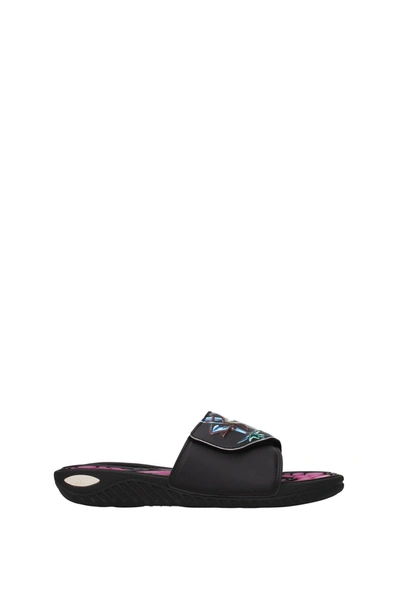 Shop Adidas Originals Slippers And Clogs Yugioh Rubber Black Multicolor