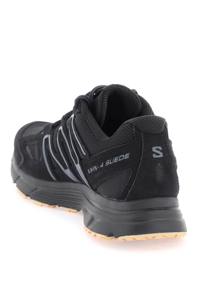 Shop Salomon X Mission 4 Suede Sneakers