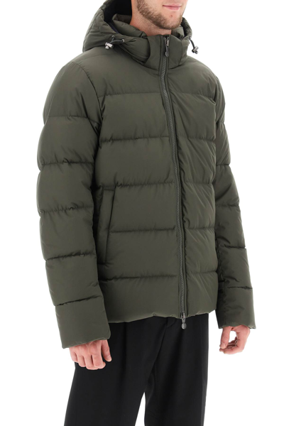 Pyrenex Spoutnic Waterproof Down Jacket In Deep Khaki (khaki)