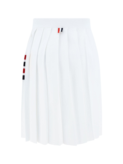 Shop Thom Browne Mini Skirt In White