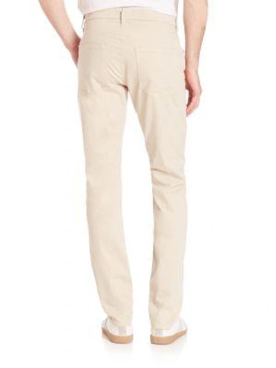 Shop J Brand Woven Straight Pants In Plaza Taupe