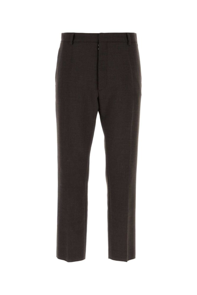 Shop Mm6 Maison Margiela Tapered Trousers In Brown
