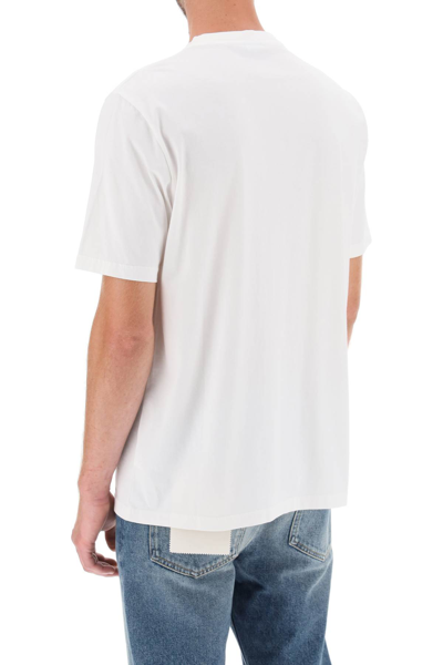 Shop Autry T-shirt With Logo Print In White (white)