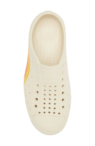Shop Native Shoes Jefferson Sugarlite Slip-on Sneaker In Bnwht/ Bnwht/ Spcyflamvalcirc
