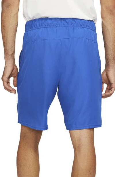 Shop Nike Court Dri-fit Victory Athletic Shorts In Game Royal/ White