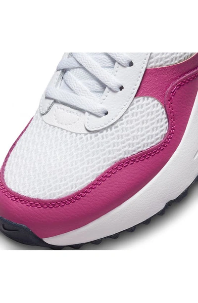 Shop Nike Air Max Systm Sneaker In White/ Obsidian/ Pink
