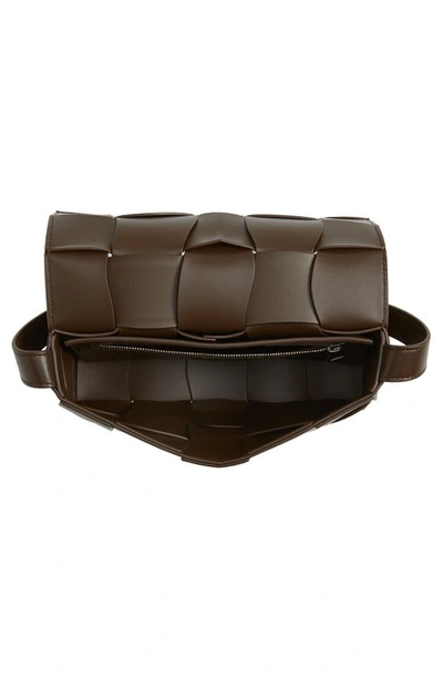 Bottega Veneta Medium Cassette Wavy Intrecciato Leather Crossbody Bag In 2017 Light Brown-silver