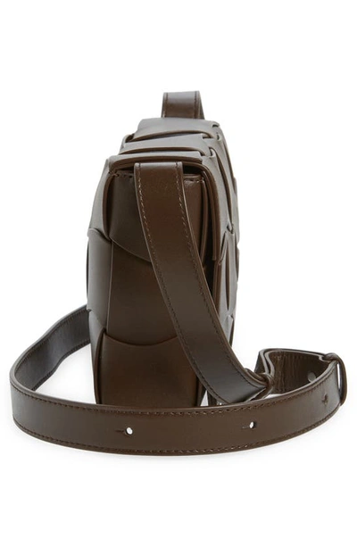 Bottega Veneta Medium Cassette Wavy Intrecciato Leather Crossbody Bag In 2017 Light Brown-silver