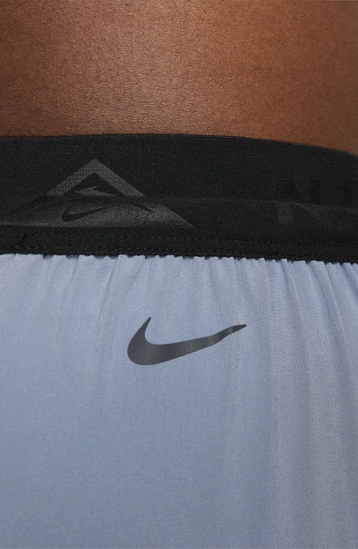 Shop Nike Dri-fit Trail Running Pants In Ashen Slate/ Black/ Black