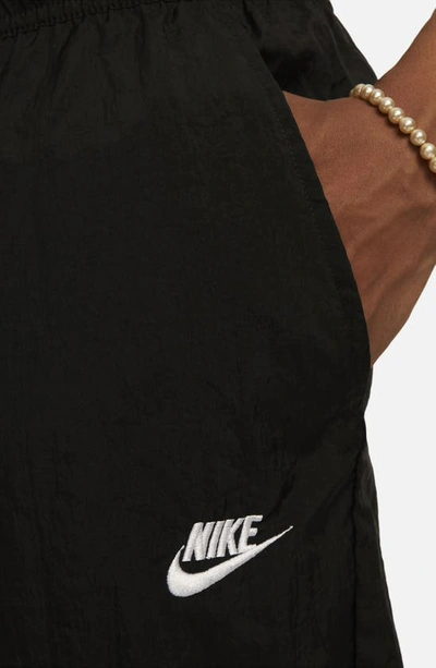 Shop Nike Club Drawstring Pants In Black/ White