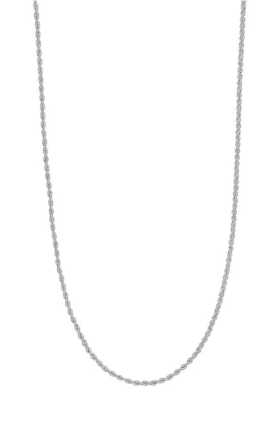 Shop Bony Levy 14k White Gold Rope Chain Necklace