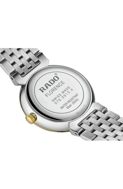 Rado Florence Diamond Bracelet Watch, 30mm In Black