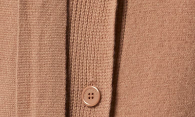Shop Equipment Phillipa Belted Cashmere Cardigan In Camel