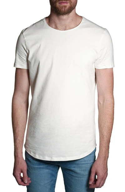 Shop Monfrere Dann Stretch Cotton T-shirt In Blanc