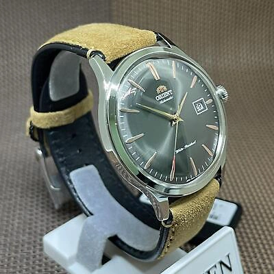 Pre-owned Orient Fac08003a0 Bambino Version 4 Classic Automatic Leather Watch Ac08003a0
