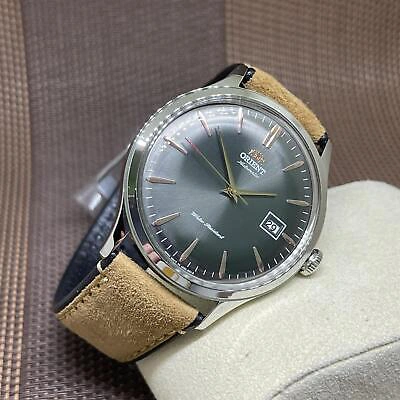 Pre-owned Orient Fac08003a0 Bambino Version 4 Classic Automatic Leather Watch Ac08003a0